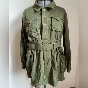 AKIRA Olive Utility dress with Belt